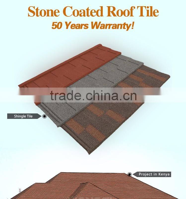 Wanael Cheap building materials Shingle Solar Red Sheet Metal Roofing Shingles