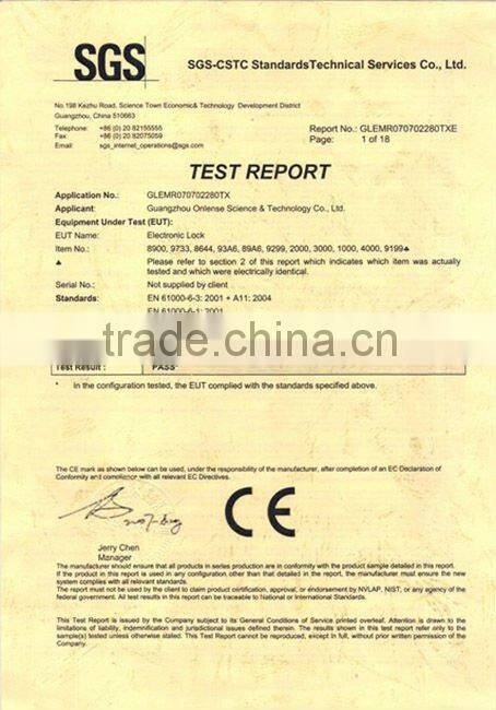 Keypad lock Guangzhou unlock by code and card