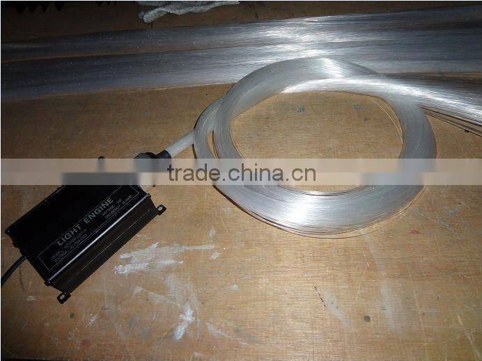 100M/Roll 3mm entirely light fiber optic,side light fiber optic