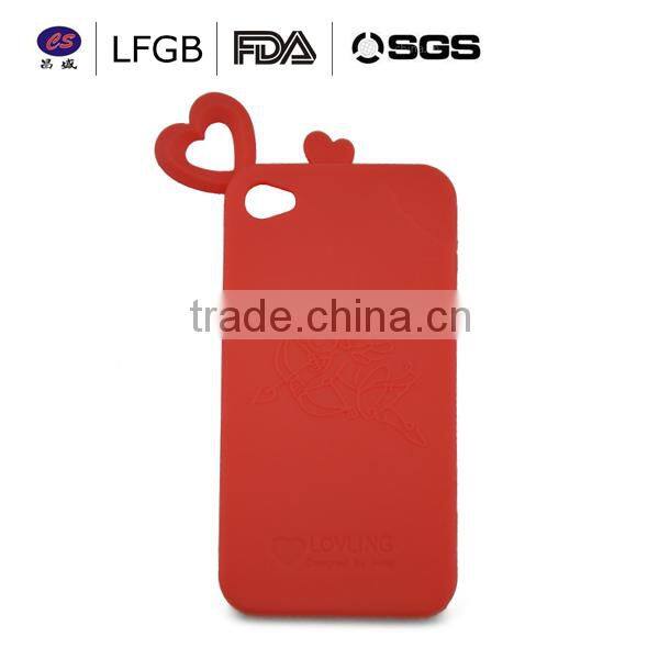 CS band eco-protection promotional silicone cell phone case,,silicone phone cover