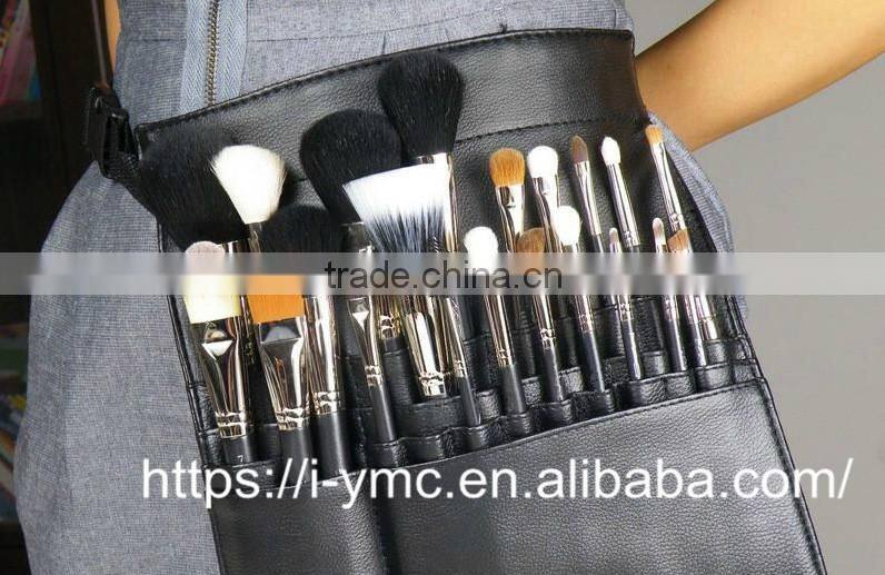 22pcs brush large capacity PU confining makeup bags, purses