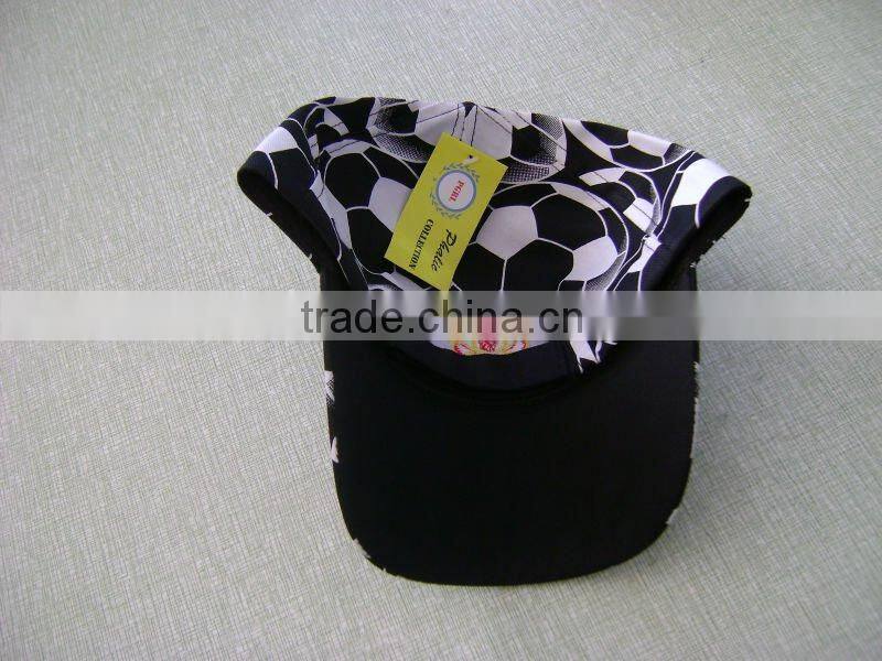 low profile pre-curved 100% cotton sport football cap