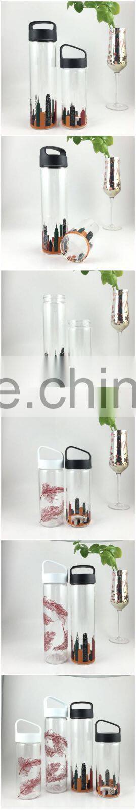 Mochic 350ML printing best selling glass bottle business gift glass water bottle