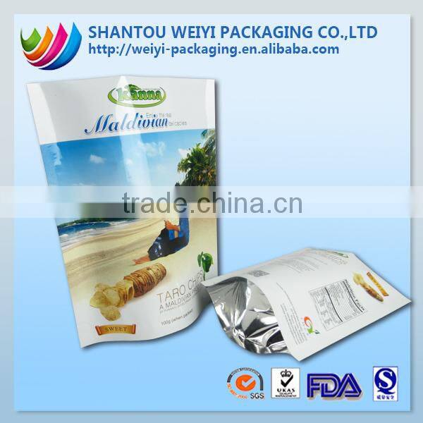 snack food packaging plastic bag for potato chips