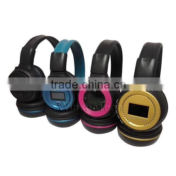 2015 best bluetooth sport headphone with FM radio