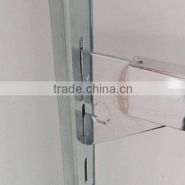 Metal Chrome Glass Shelf Bracket Wood Pannel Support