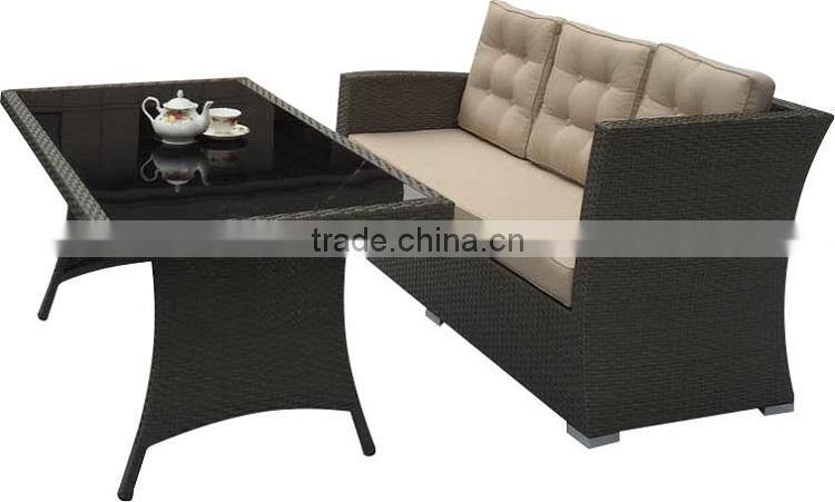 SF-0189 poly outdoor garden rattan furniture outdoor