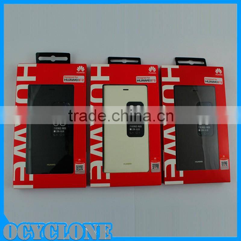 Flip Cover Soft Leather Phone Case Back Bumper for Huawei P8