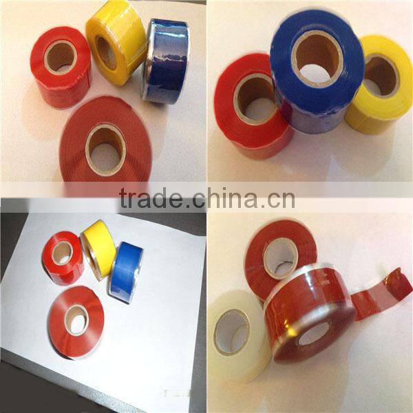 Self fusing silicone rubber automotive repair tape
