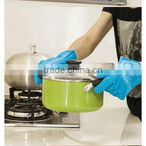 factory sell Kitchen gloves silicone cooking gloves silicone bbq baking gloves