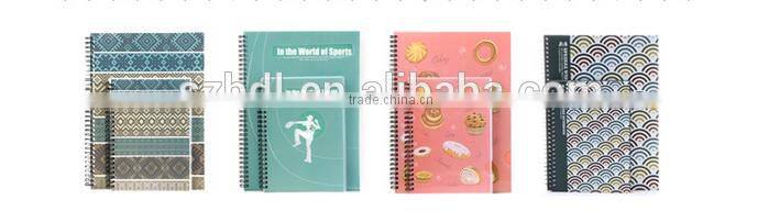 Embossing Hot Stamping Customized Logo Cheap printed gift school paper notebook