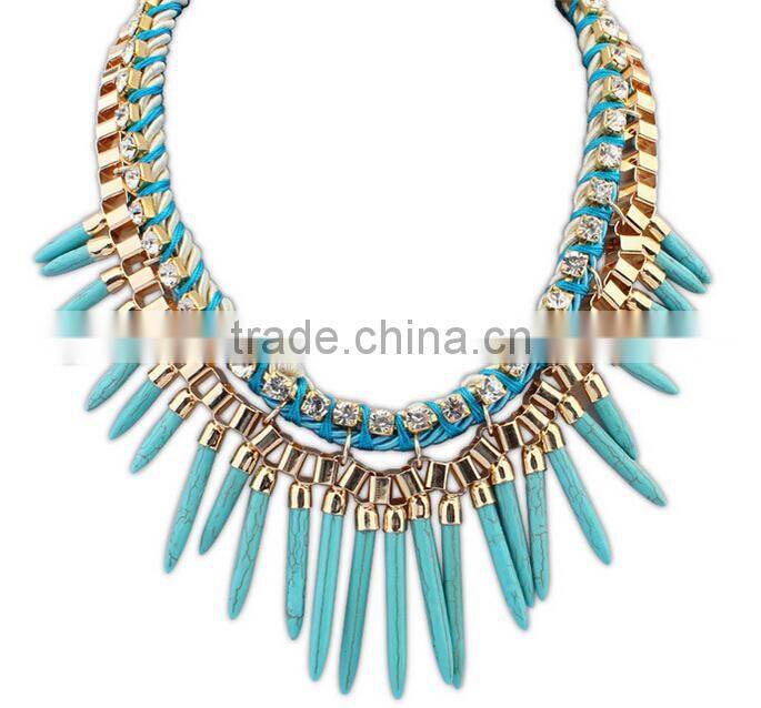 Factory Latest Design Luxury Rhinestone Necklace for Women