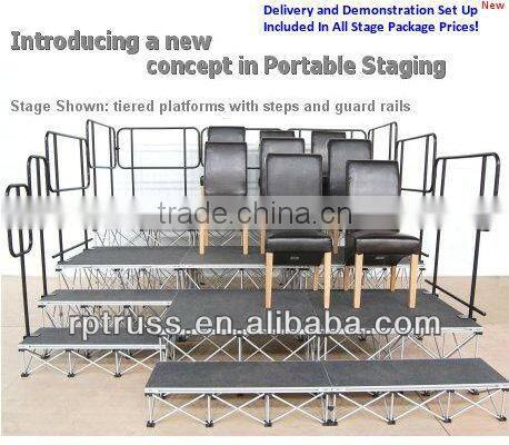 1.2*1.2m RP stage with different heights