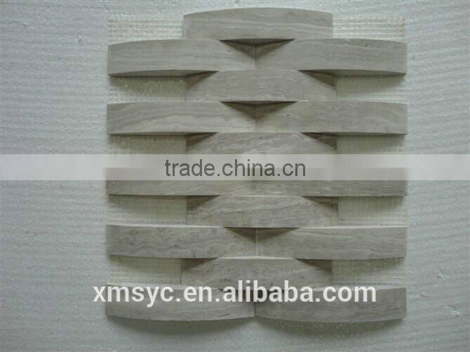 marble mosaic tile, round marble mosaic, stone mosaic