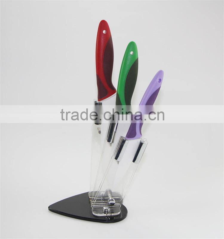 High end food safety ceramic colour knife