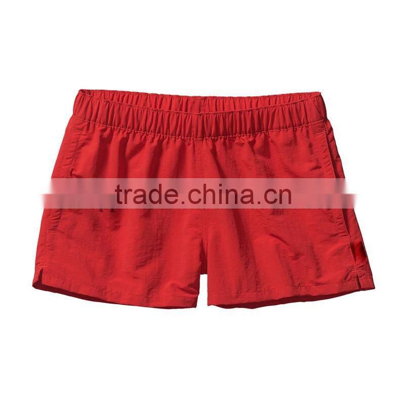 Wholesale 2016 Factory Custom Nylon Shorts For Woman