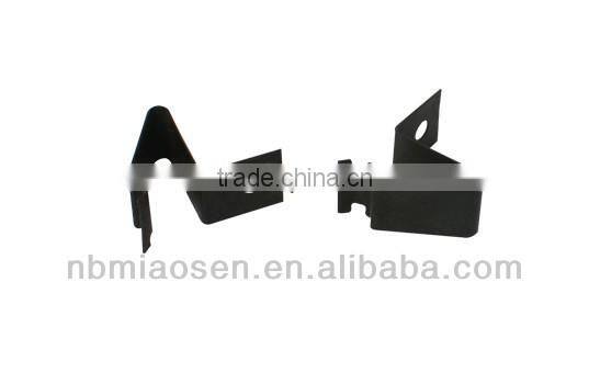 Silica sol casting hinge Painted black