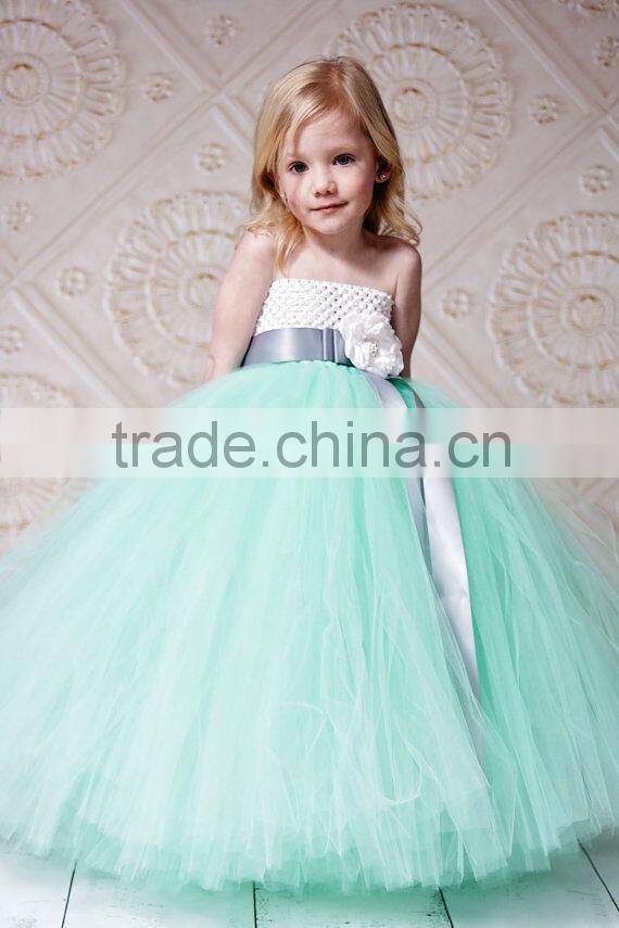 Handmade baby girls evening dresses pink flower girl dress boutique High Quality Kids dresses Flower Girl Dresses