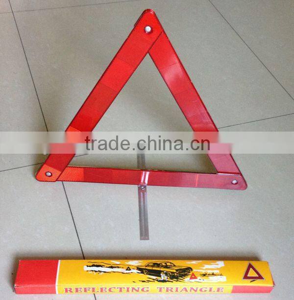 Strong Plastic Packing Reflecting Emergency Warning Triangle