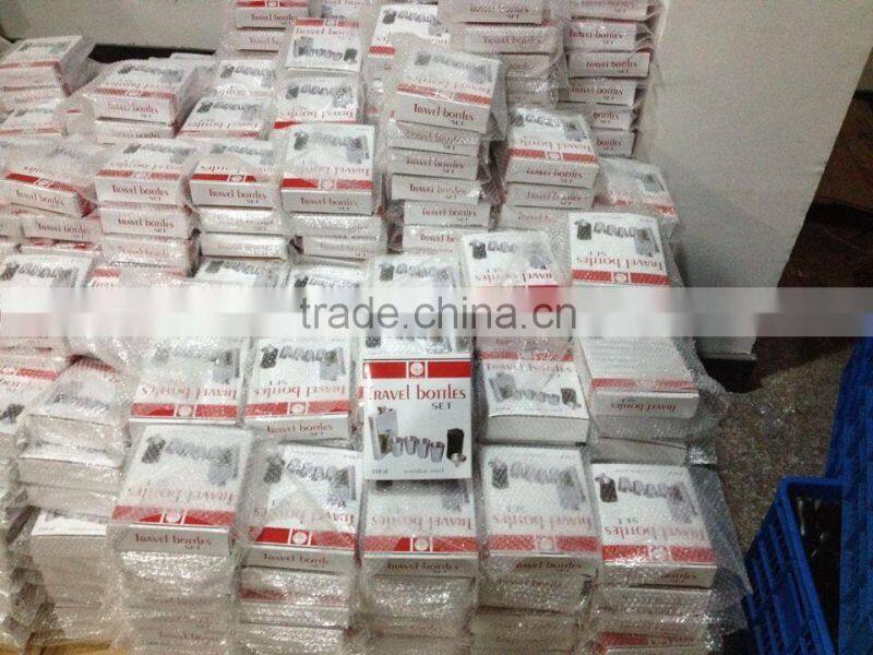 7oz hip flask set with 4pcs cup in leather bag and large funnel in gift paper box