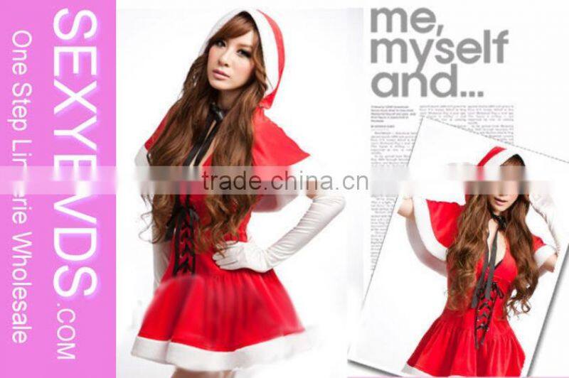 Elegant christmas costume patterns ,sexy christmas costume