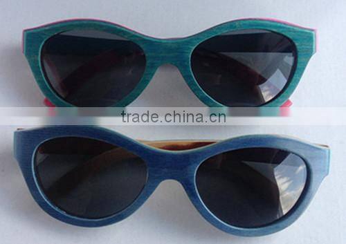 Meiaoqi skateboard wood Pure manual polarized sunglasses,custom wood sunglasses