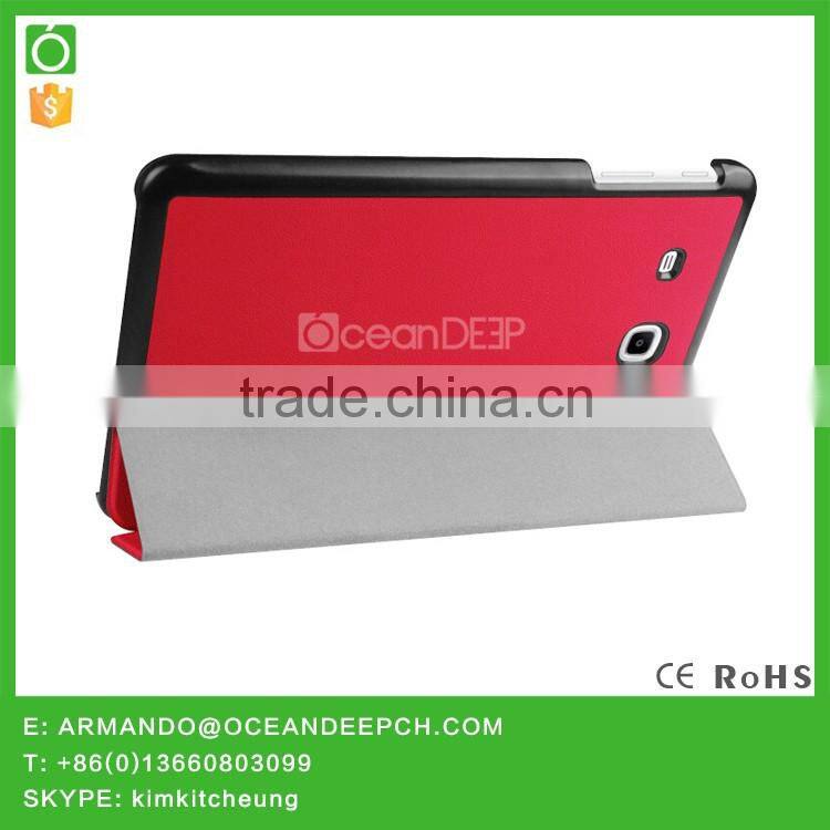 Oceandeep flip book cover for Samsung tab E 9.6 fold case