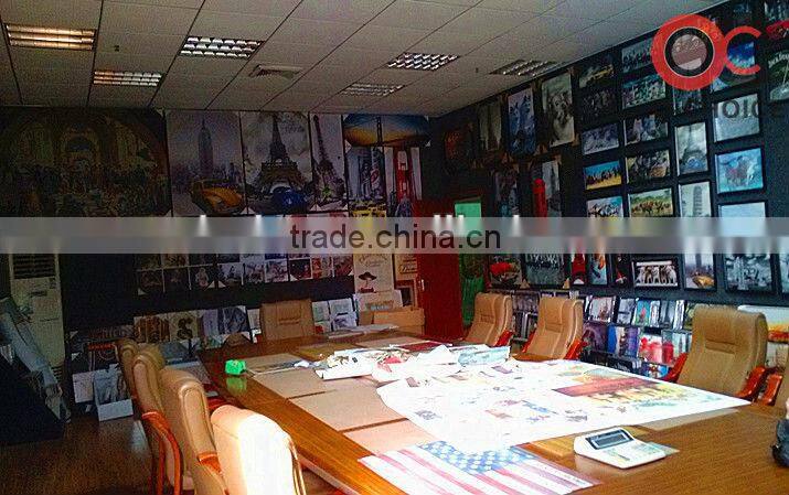 2015 Fashion emboss canvas painting art of car