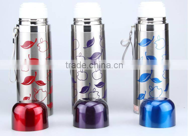 STAINLESS STEEL HOT N COLD VACUUM THERMOS FLASK CAMPING WORK WALKING