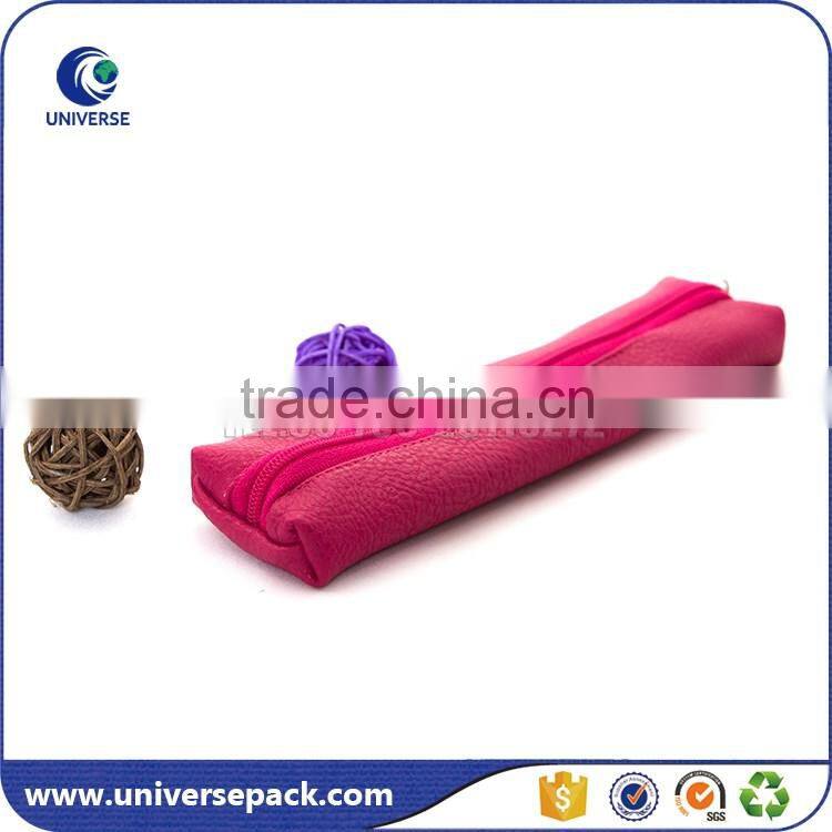 Promotional pink pu pouch for pens