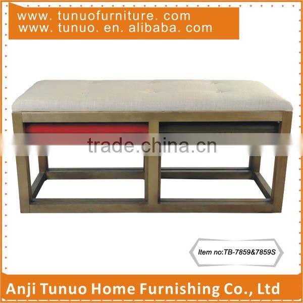 Bench&footstool,Changing shoes,a set,buttons on seat,TB-7859&7859S