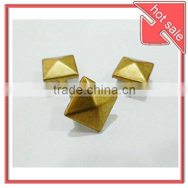10mm handbag pyramid rivets, rivets and studs for handbags