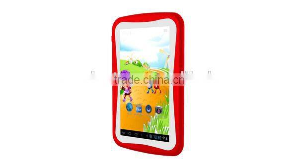 7 inch RK3126 quad core rubber cover tablet pc for kids