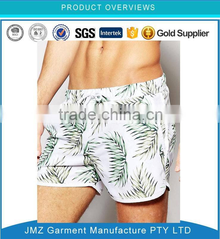 Digital print flower swimwear custom your own design board shorts