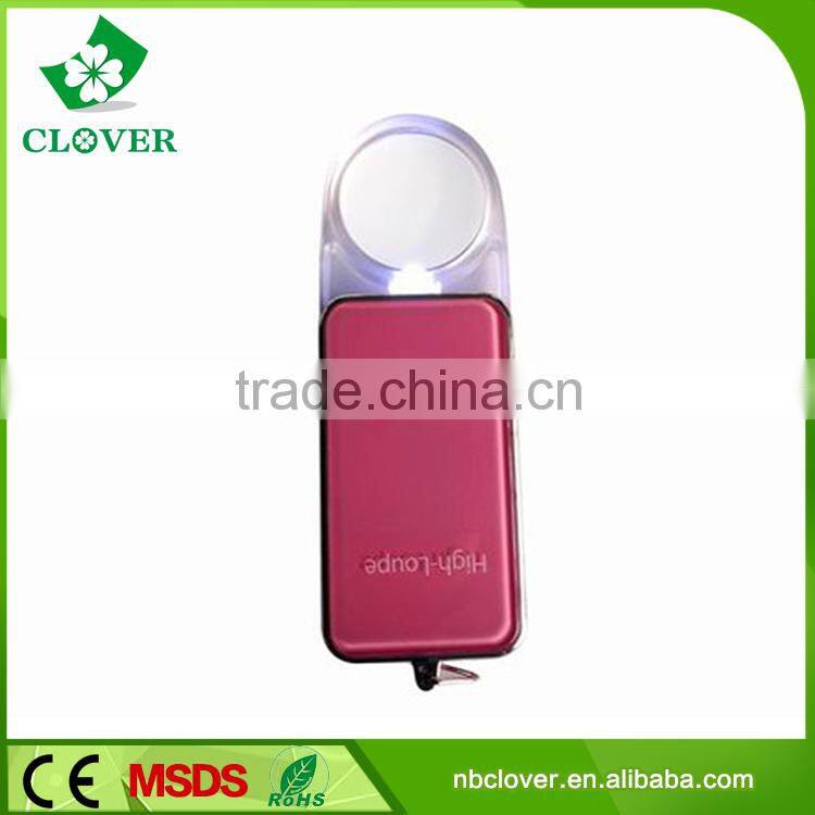 Every LED 13000-15000MCD plastic 3x or 5x magnifier with led light
