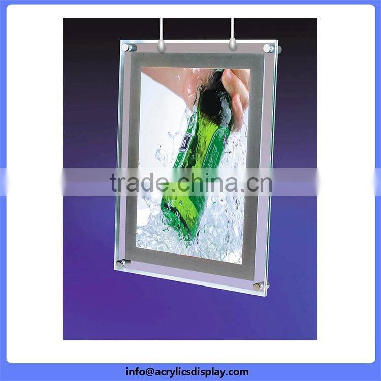 Professional manufacturer High reflective acrylic led cinema light box