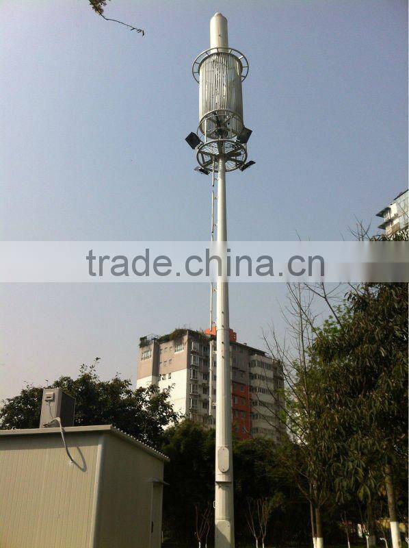 Single Tube Communication Tower/ Steel Tubular Pole /Steel Tubular Telecommunication Pole