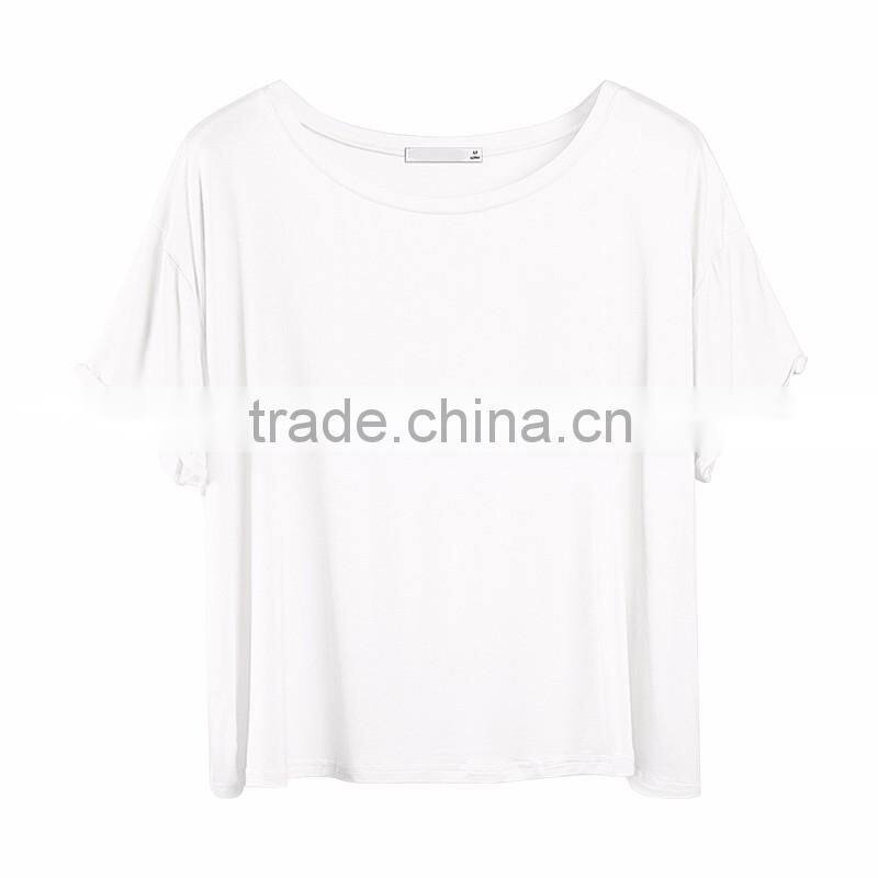manufacturer china women's clothing cotton loose bluk t- shirt /loose shirt women cheap price