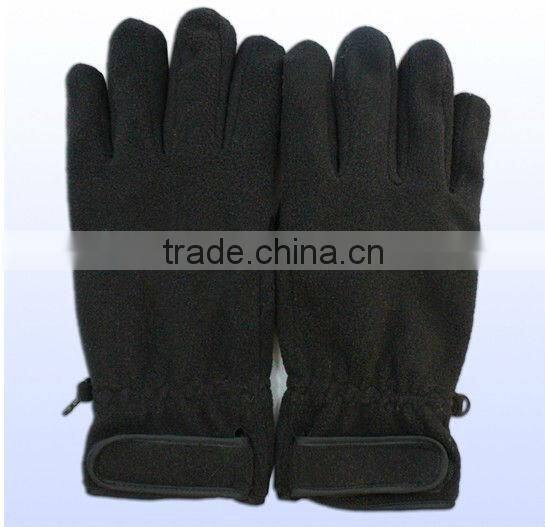 Factory direct offer,Customized design polar fleece glove,anti slip Men's glove
