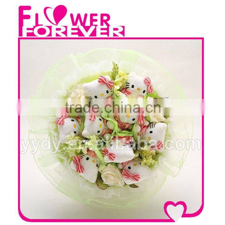 Bouquet of Kitty Happy Valentine Day