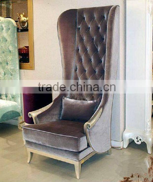 Modern wooden high back pedicure chair,hotel chair,leisure chair