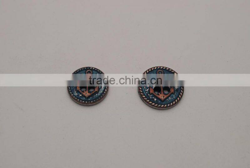 Hot Sell Metal Alloy Holes Button