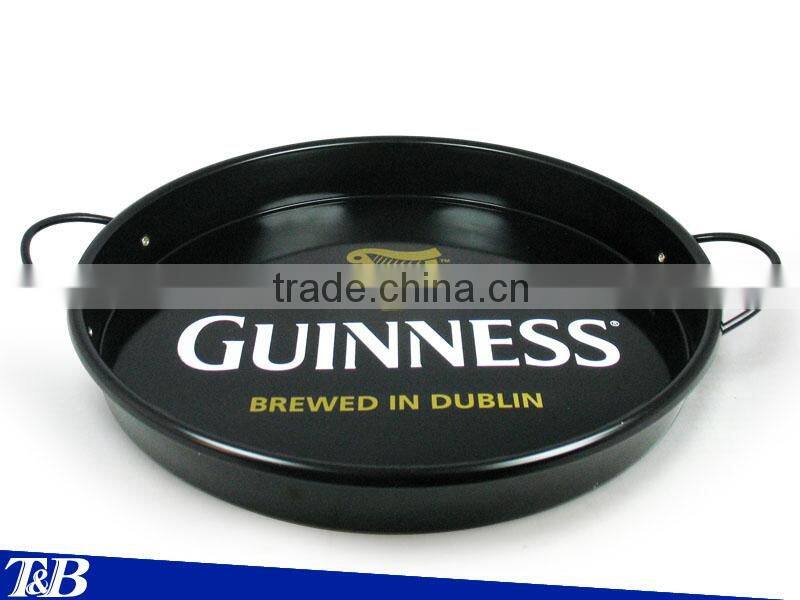 paint tray ,round metal food tray