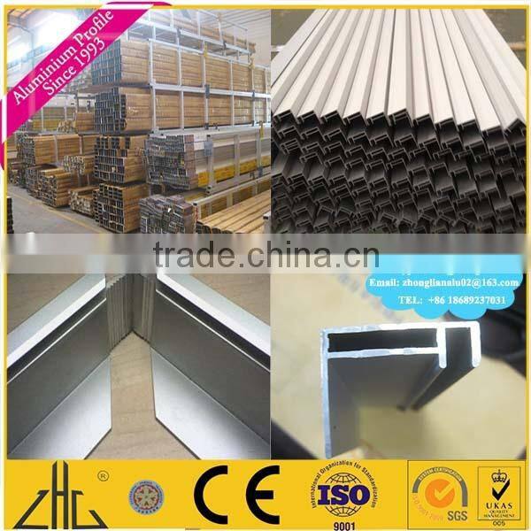 Wow!! flurocarbon coatings aluminium profile for furniture wardrobe square tube/flurocarbon aluminium wooden door frames designs
