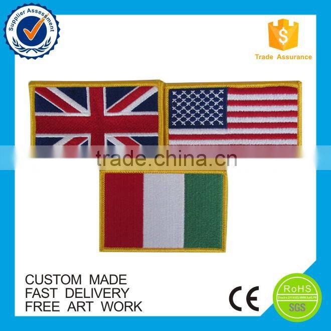 Organic cotton embroidery cloth patch