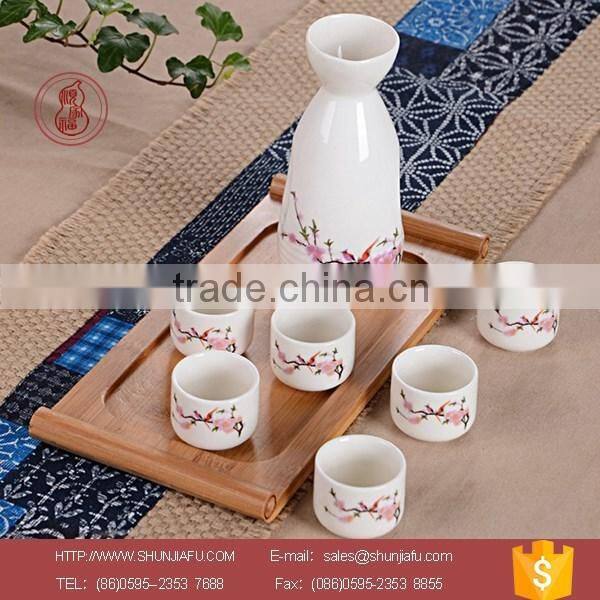 Interior Ornaments Ceramic Japanese Wine Set Wholesale