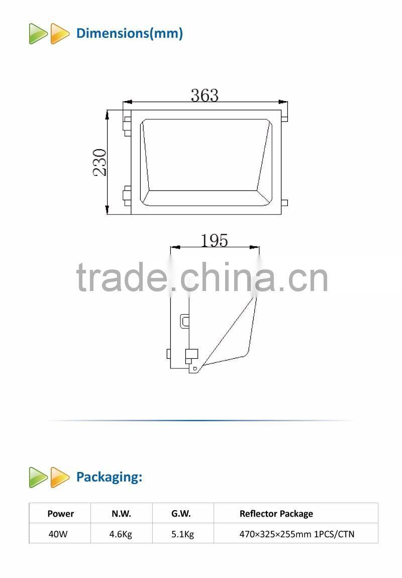 40W outdoor Bulkhead light