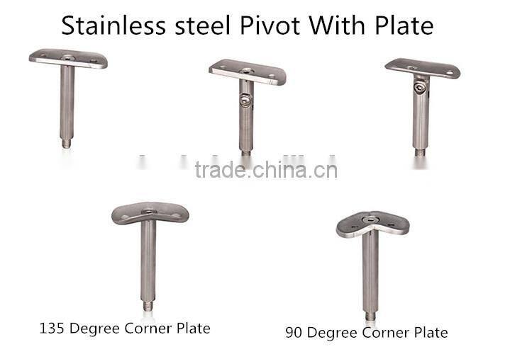 SS/Stainless steel Handrail and Railings Pivot Pin with plate Handrail Connector