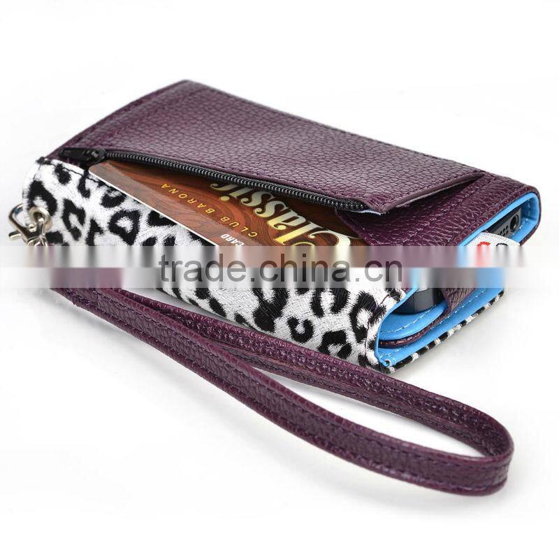LEATHER FLIP WALLET CASE COVER FOR SAMSUNG GALAXY S3 MINI I8190 SCREEN PROTECTOR