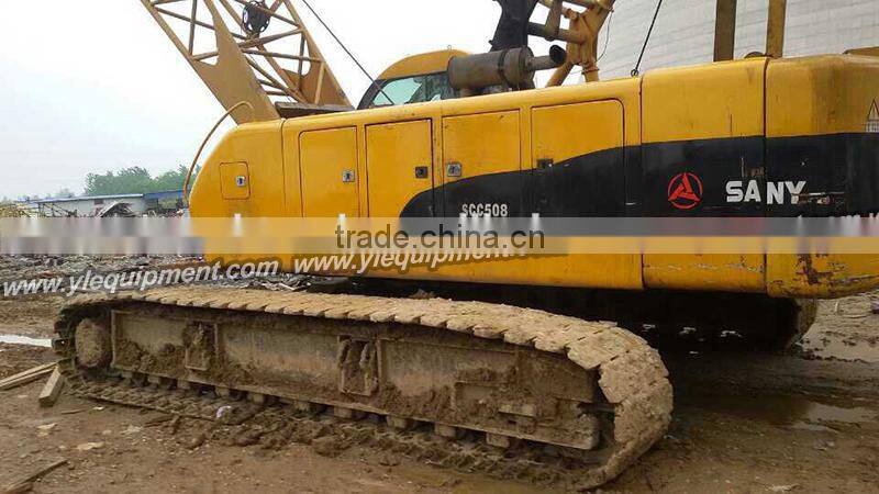 SANY SCC500B-S 50 ton lattice boom used crawler crane